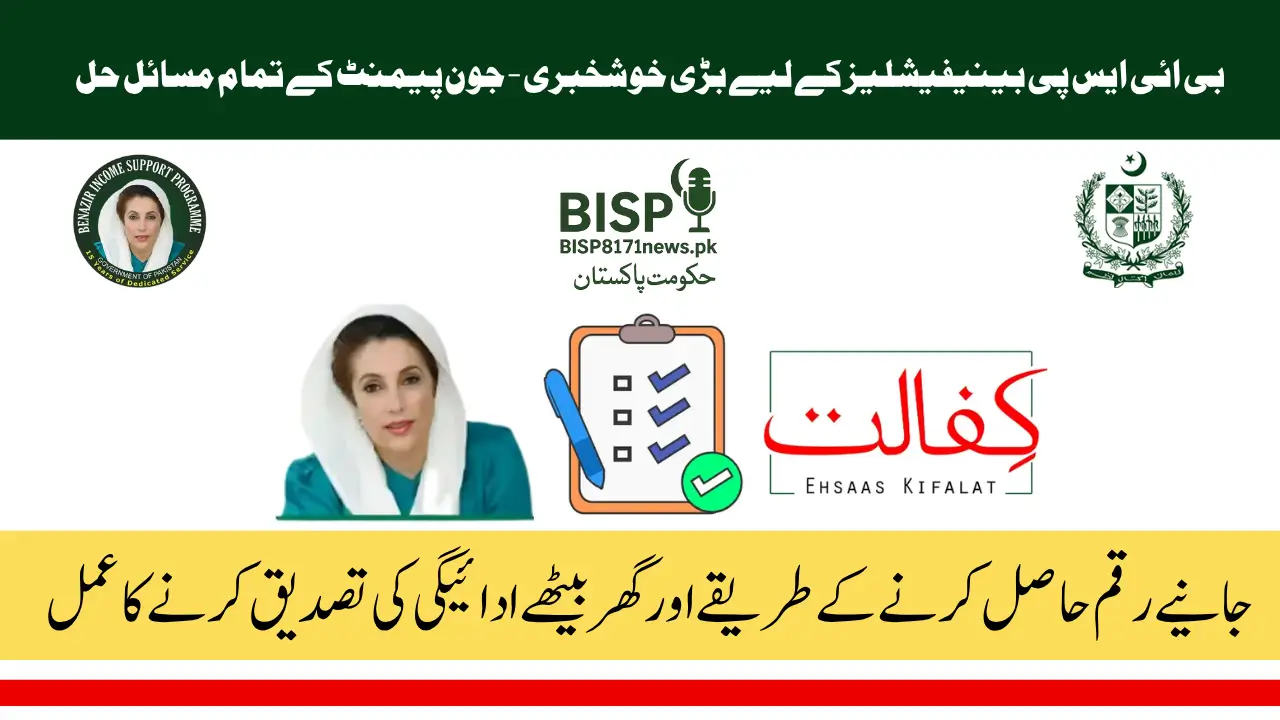 BISP 8171 Payment Verification June 2025 Must-See Update for Women Waiting for June Installment