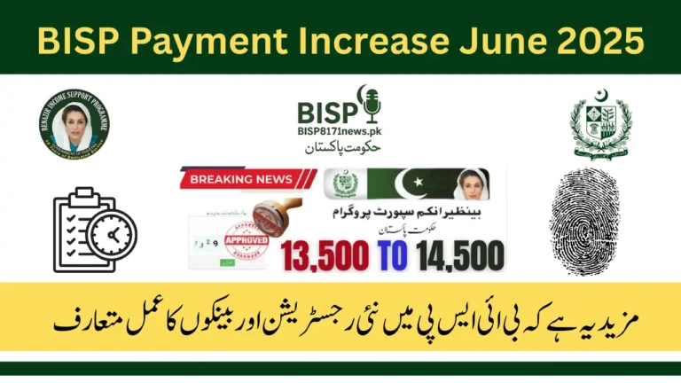 BISP Payment Increase June 2025 Know Complete Schedule & Notification Details