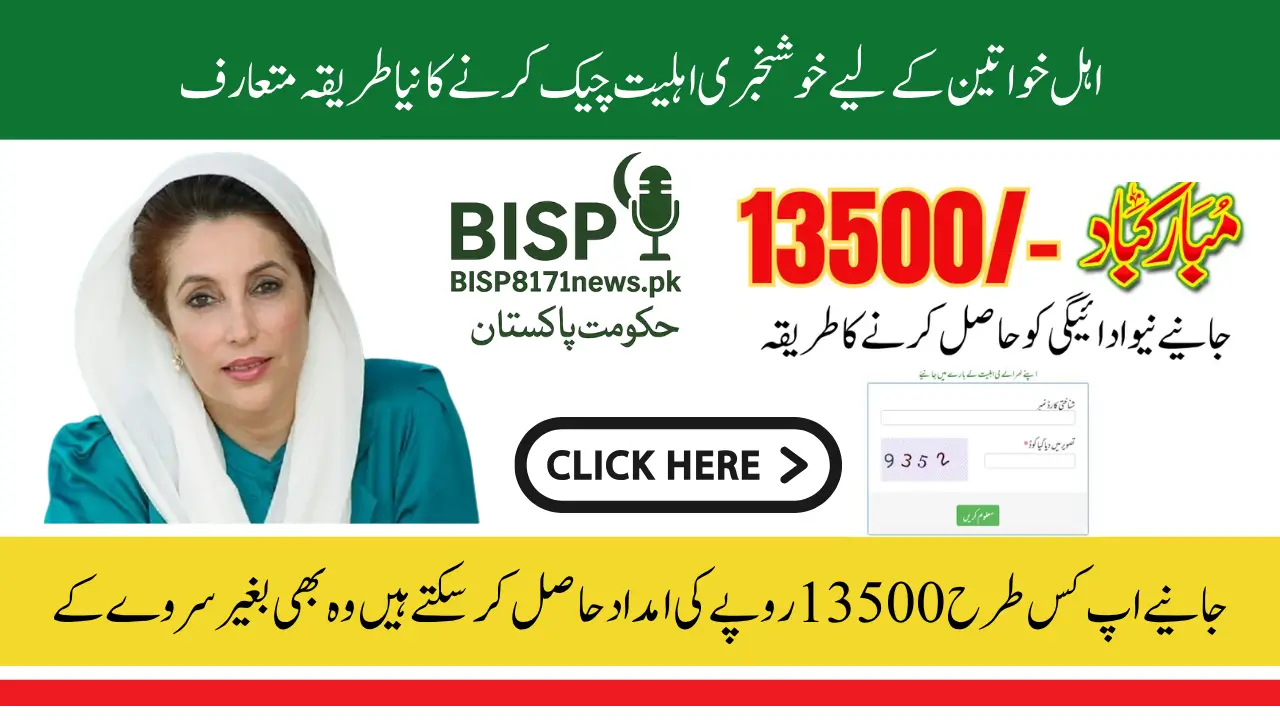 8171 Validation BISP Gov PK Details: New CNIC Verification Method & Full Payment Process Revealed