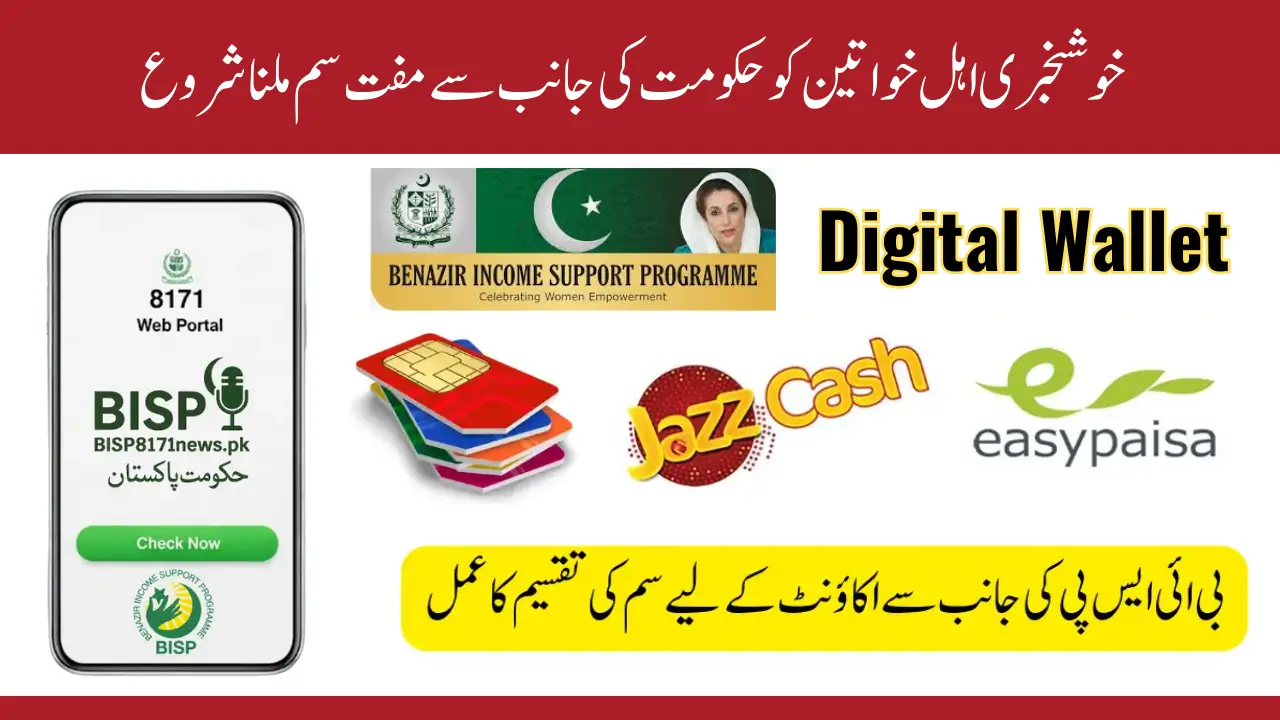 Good News! BISP 8171 Digital Wallet Payment System Launched Here’s How It Works
