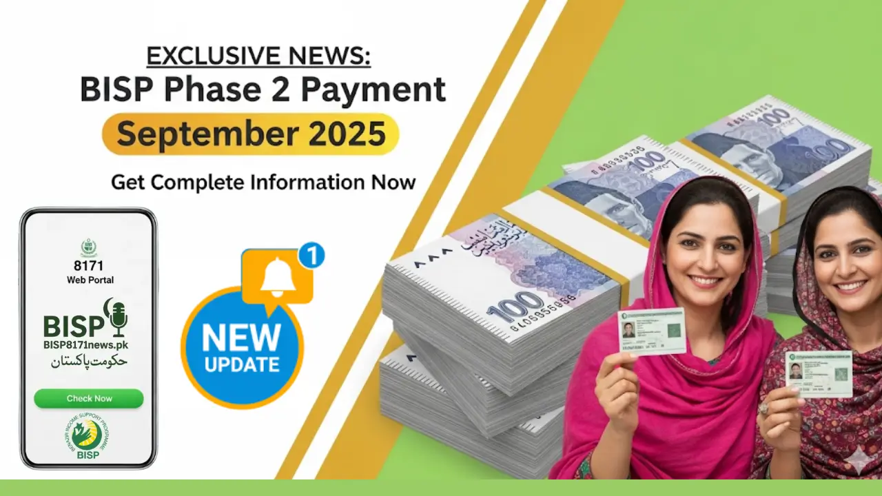 Exclusive News: BISP Phase 2 Payment September 2025 Started Get Complete Information Now